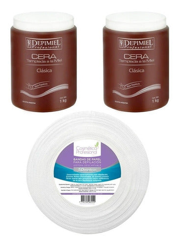 Depimiel Classic Warm Wax 2 Kg + Strips 0