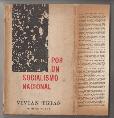 1966 Vivian Trias Por Socialismo Nacional 1a Edicion Galeano 0