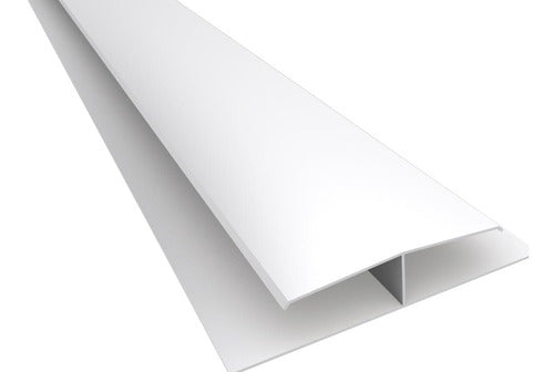Rigid H Joint for White PVC Siding 6m 0