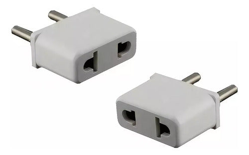 Set X2 Adaptador Americano Europeo A Argentino Eeuu 0