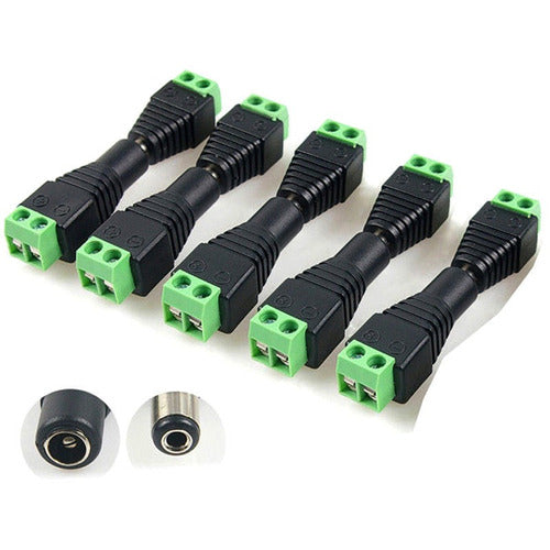 30 Pares Macho Y Hembra 2.1x5.5mm Dc Power Jack Adaptador Co 1