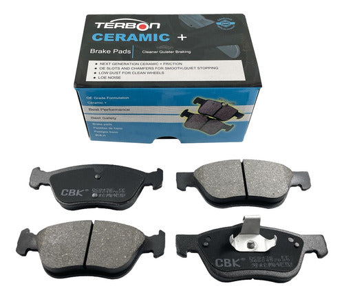 Terbon Ceramic Brake Pads for Fiat Idea Front 2006 0