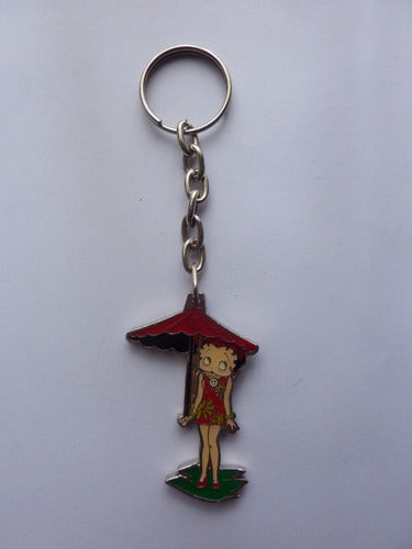 Metal Betty Boop Keychain - Model 2 - MDP 1