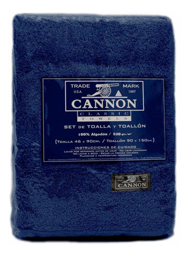 Cannon 100% Cotton 520 Gms Towel and Bath Sheet Set 22