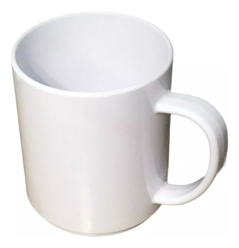 Polymer 48 White Plastic Sublimation Mugs of Maximum Quality 0