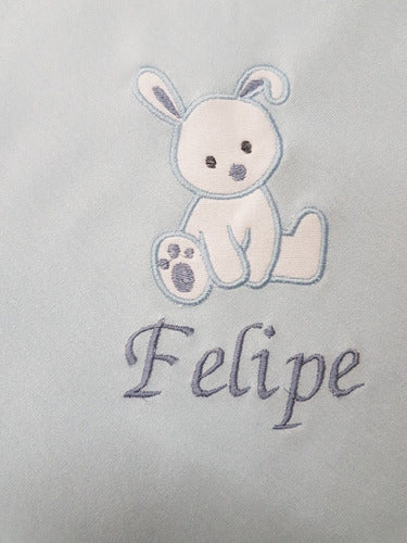 New Baby Personalized Cotton Baby Blanket 1