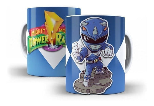 Kit Diseños Plantillas Tazas Power Rangers Sublimación 2