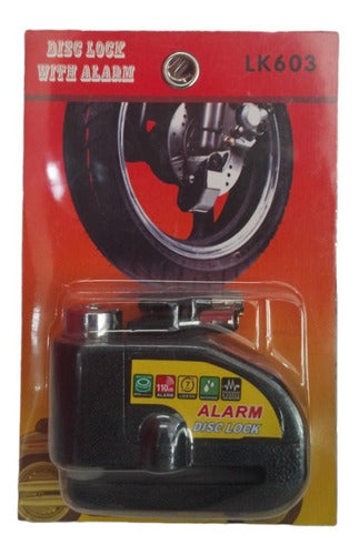 Traba Disco Con Alarma Lk603 Perno 6mm - Fussetti 0