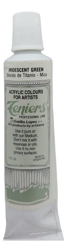 Teniers 60cc Professional Line Metallic Colors Acrylic Paint 13