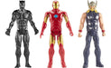 Figura Muñeco Marvel Advenger Black Panther,iron Man Y Thor 5