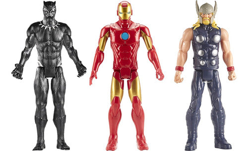 Los Vengadores Marvel Muñeco Articulado Original Hasbro X3 0