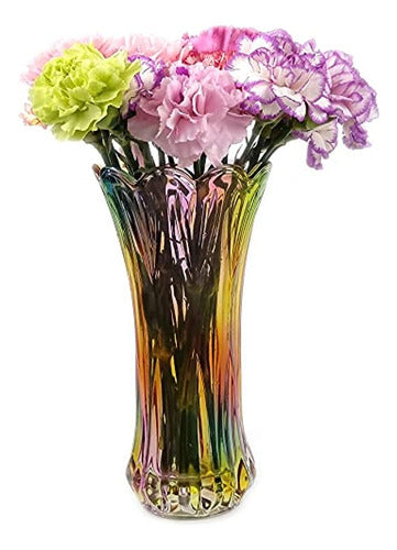 Eweigeer Colorful Glass Vase for Home Decoration 1