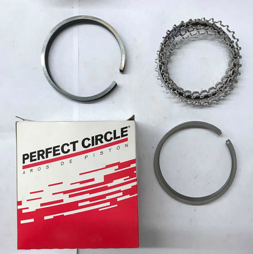 Juego De Aros Cromados Valiant 0.30 Perfect Circle. 0