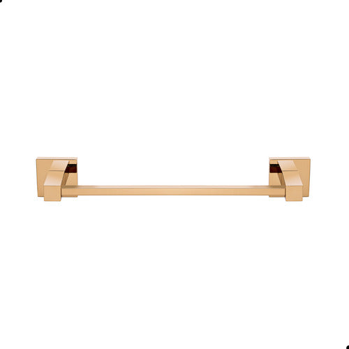 Porta Toalha De Rosto Para Banheiro Luxo 30cm Dourado Gold 1