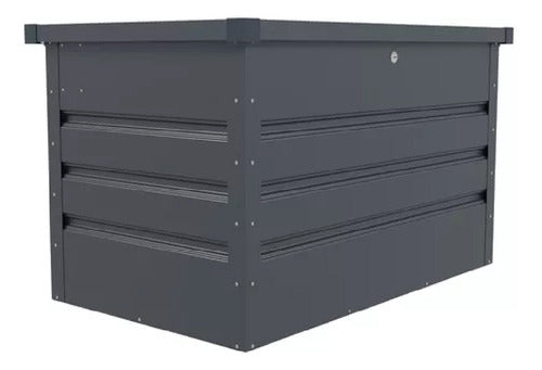 Epicentro Metallic Storage Chest for Garden, Outdoor and Indoor Use 99 x 61 x 62 cm 0