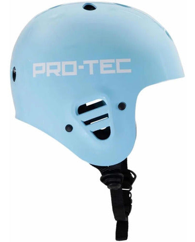 Protec Casco Protec Full Cut Skate Rollers Scooter Sky Brown Blue 1