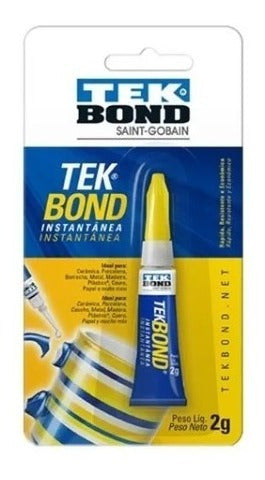 Tekbond Instant Adhesive Cyanoacrylates 2g X 12 Units 1