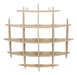 Proyectarte Hanging Shelf, Floating Wood Shelf, 59.5cm 0