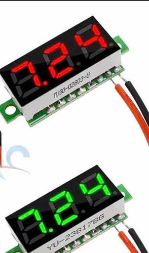 Service Market Mini Digital Voltmeter 2.5V to 30V DC 1