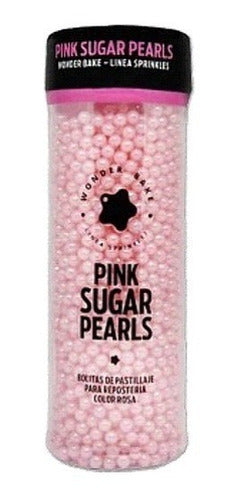 Wonder Bake Edible Pink Pearls for Baking and Pastry 0