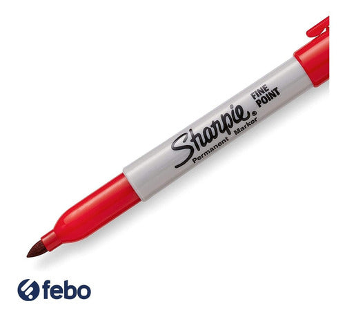 Marcadores Fino Permanente Sharpie Burst X34 Febo 1