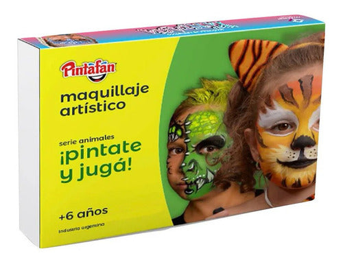 Artistic Face Painting Kit for Kids - Animals and Carnival Themes 0