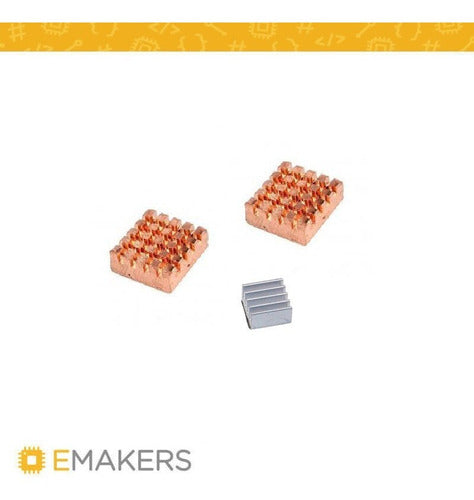 EMAKERS Kit Disipadores Cobre Adhesivo Raspberry Pi 1