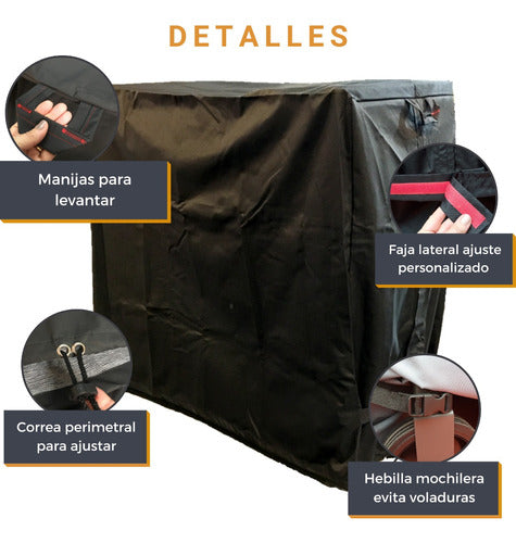 CoverALL Funda Parrilla Bbq Grill Luqstoff Doble Lona Pesada - Imperm 2