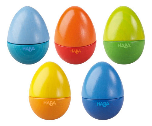 Haba Musical Eggs, Wooden Eggs - 7350718 0