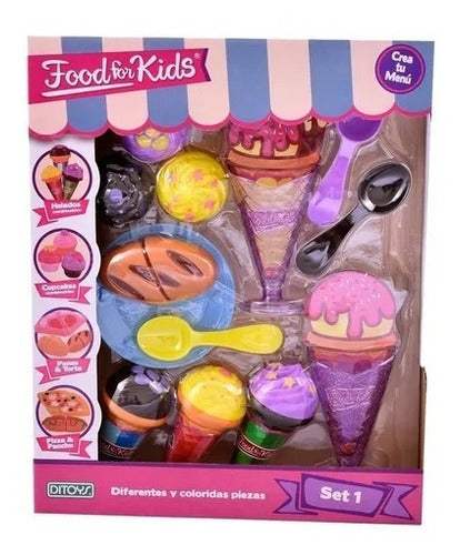 Food For Kids Set 1 De Comida  Helado Original Ditoys 0