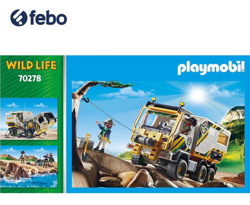 Playmobil Wild Life Adventure Truck - 78pcs Febo 3