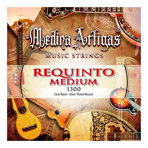 Encordado Medina Artigas Set 1300 Tension Media Requinto 0