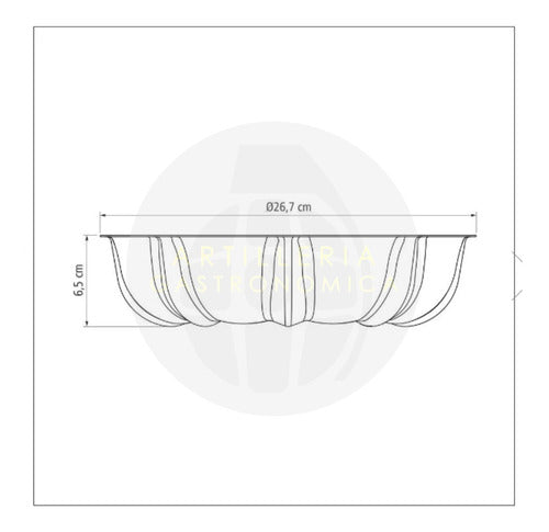 Tramontina Paris Aluminum Cake Pan 24 Cm 2 Lts 1