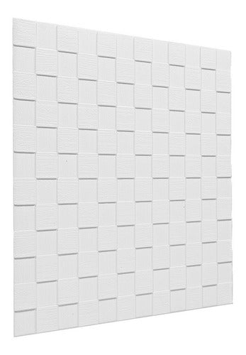 Pack of 6 Self-Adhesive 3D Subway Type Plates 16