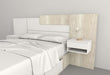 Table's Extendable Headboard with Floating Nightstands 6