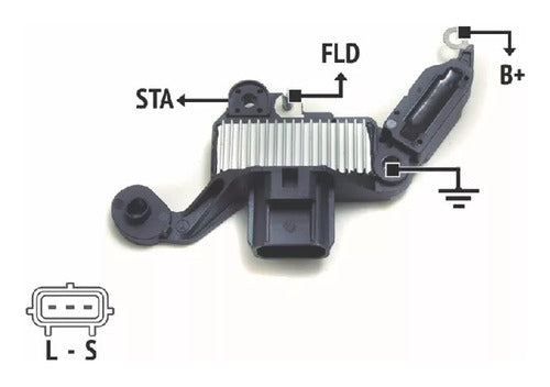 Regulador De Voltaje Alternador T.ford Rnf 001007 0