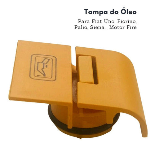 Tampa Oleo Motor Fire Strada Idea 2007 2008 2009 2010 2011 2