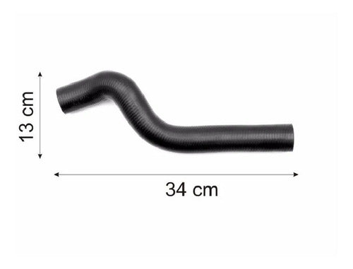 Cauplast Upper Radiator Hose for Chevrolet Corsa 1.7 Diesel 1