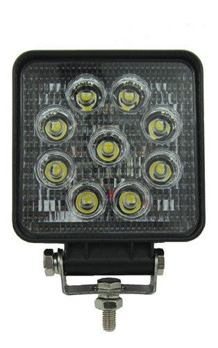 Farol 9 Leds Cuadrado Plástico 0