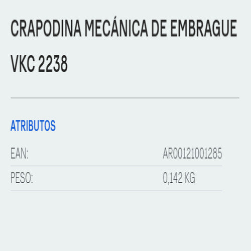 Crapodina Embrague SKF Chevrolet Monza 1.8 8v 1994-1998 2