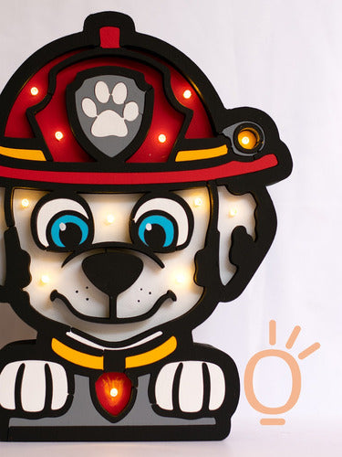 Polyluz Paw Patrol Led Lamp Marshall, Decoration, Birthday 3