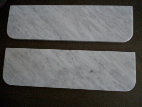 Carrara White Marble Pieces, Shelves, and Countertops 3