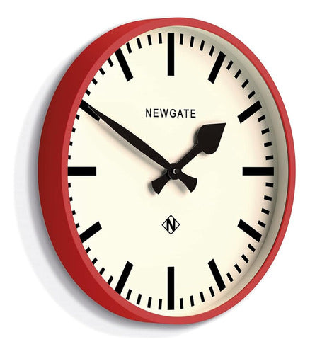 Newgate® Reloj De Pared Ferroviario Número Tres - Reloj Redo 2