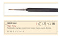 Casan Round Brush Series 1000 Tiger Toray Anatomical N°1 0