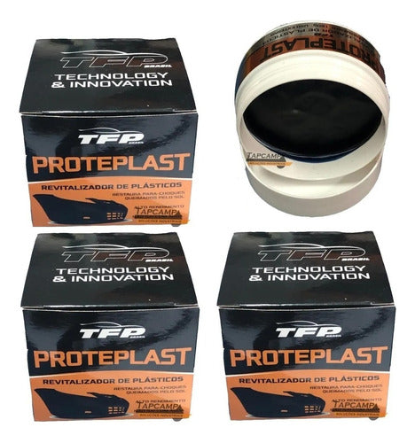 03 Revitalizador Plastico Proteplast Premium Rende 30 Carros 0