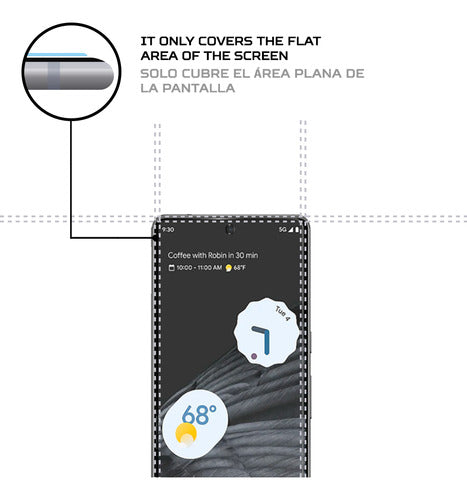 Antishock Protector Pantalla Para Google Pixel 7 Pro 3