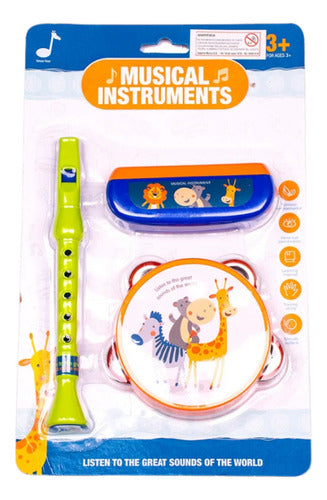 Set Instrumentos Musicales Para Niños, Excelente Calidad!! 0