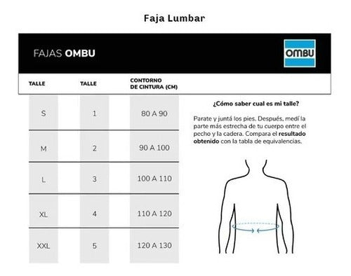 Ombu Lumbar Protective Reinforced Belt for Work and Safety 4