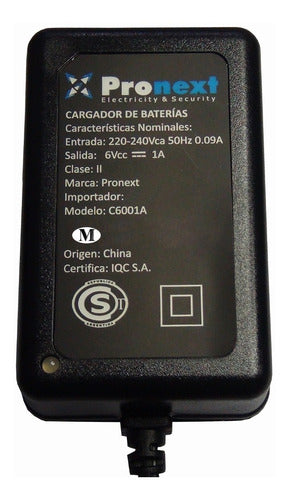 Cargador Corte Automatico Flote P/ Baterias Gel De 6v 1a 1