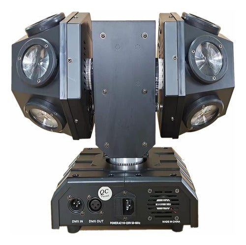 JUNMAN 180W Two Head Football Led Beam Moving Head Wash Stage Light 1